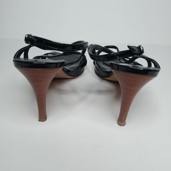 Stuart Weitzman black sandals size 8 - Picture 6 of 9